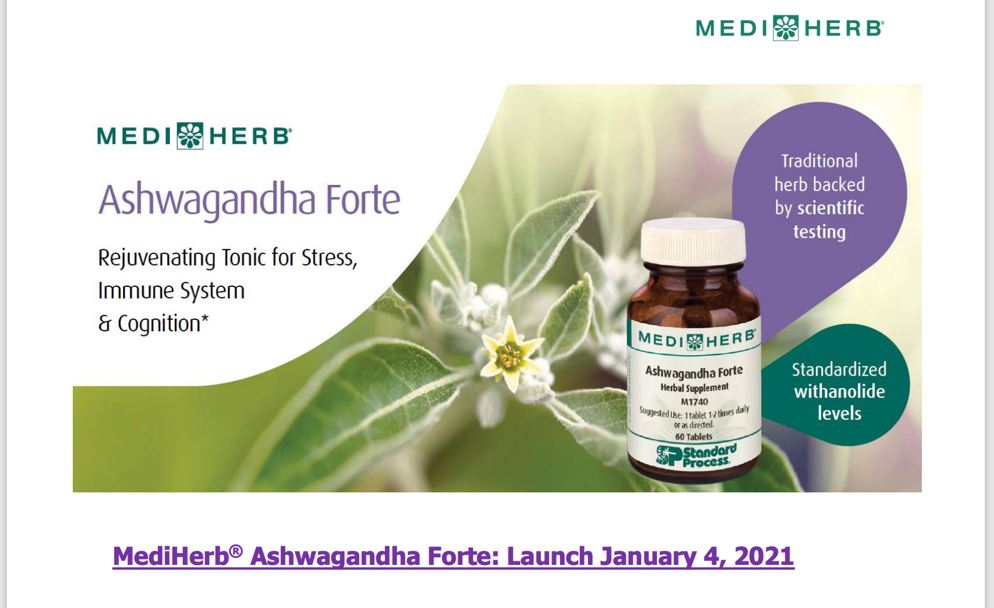 MediHerb Standard Process Ashwagandha Forte